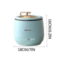 thumbnail image 5 of Mini Rice Cooker 1.8L Multifunctional Personal Steamer & Soup Maker with Nonstick Pot, 350W Fast Even Heating for Small Meals, Singles & Dorm Cooking FAJHHA | Sky Blue, 5 of 9