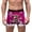 Purple, variant on Separate Pouch Mens Underwear Mens Testicle Support Underwear Briefs Men Pack Light Weight Festive Reindeer Snowflake Print Soft Breathable Purple M