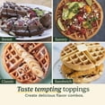 thumbnail image 4 of Waffle Maker Cuisinart Double Flip WAF-F40NAS Stainless Steel, 4 of 6