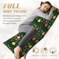 thumbnail image 5 of Picia Christmas Body Pillow Cover - Super Soft Microfiber 20x54 Body Pillow Case - Envelope Closure, Wrinkle, Stain Resistant Body Pillow Cover,Elegant Bedding, 5 of 8