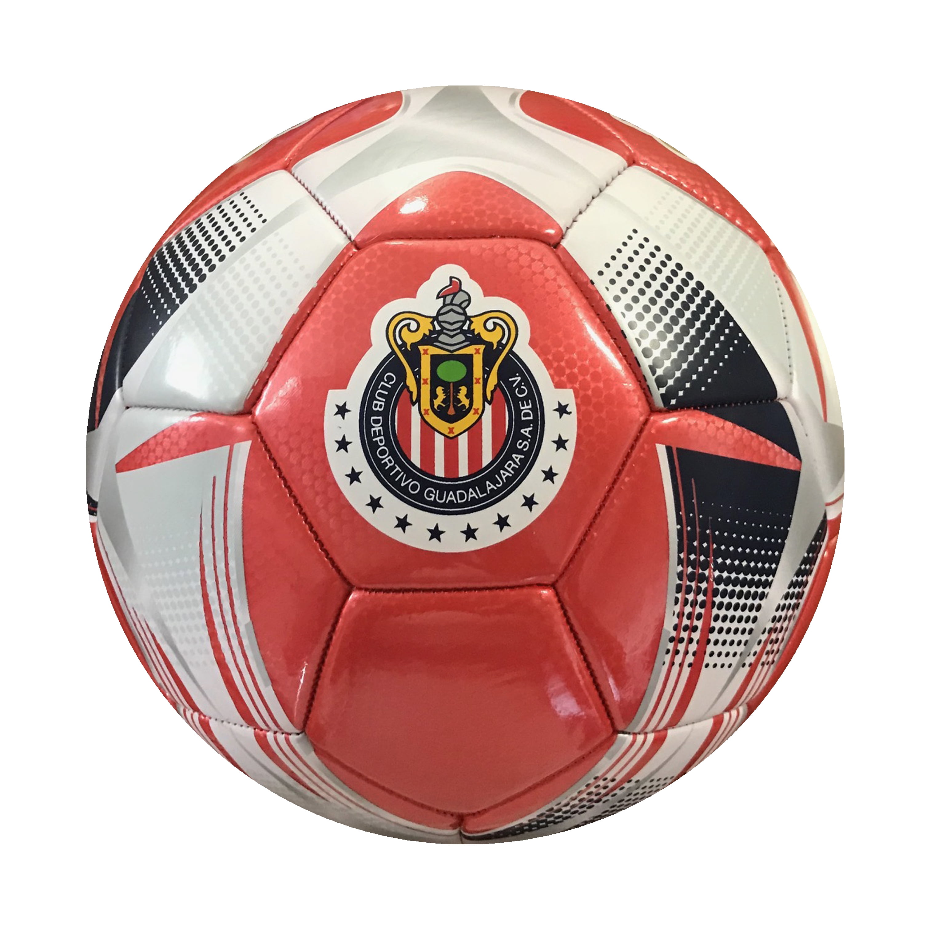 RHINOXGROUP Chivas De Guadalajara Authentic Official Licensed Soccer Ball Size 5-001 