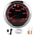thumbnail image 1 of Compteur de vitesse GPS 30 km/h, odomètre 85 mm, étanche IP67, pour bateau, voiture, yacht, moto, cadran noir, 1 of 4