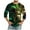 Green, variant on Xixinqiwan Men Tops Mardi Gras Mask Beads Shirts,Mask Graphic Print Casual Seven Sleeves T Shirt Tops Carnival Party Costume