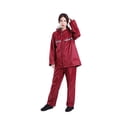 thumbnail image 3 of Abrigos de lluvia Baoblaze Traje Impermeable Cinta Reflectante Rojo SG, 3 of 7