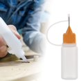 thumbnail image 6 of 10Pcs Fine Tip Glue Bottles Bottles Container Squeezable Bottle for Paper Crafts Paper Quilling Acrylic Painting , Orange, 6 of 10