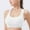 01 White, variant on Weiqiqre Sports Bras for Women Scoop Neck Strappy Sports Bra High Support Moulded Cup Workout Bra