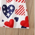 thumbnail image 7 of Bouanq 4th of July Dress Summer Toddler Girl Clothes Sundress for Independence Day Dress Kids 1-6 Years, 7 of 7