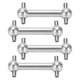 thumbnail image 1 of Eje De Transmisión De Hueso De Perro De Metal, Juego De Eje De Transmisión De Hueso De Perro Liviano De Alta Precisión Durable Para TT01 TT02 RC Car OTVIAP Plata, 1 of 8