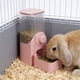 thumbnail image 4 of Comedero y dispensador de agua automático para mascotas de pared, apto para hámsteres, conejos, perros pequeños y gatitos. Dispensador de comida para perros y bebedero para gatos. Comedero de plástico, 4 of 6