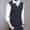 Navy, variant on EQWLJWE Men Casual Knitted Cotton V-Neck Vest Pullover Sleeveless Sweater Tops Blouse Men's Sweater Holiday Clearance
