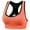 Z2-Orange, variant on Sports Bras for Women, Comdrip Women's Color Blocked Back Hollow Vest Gathering Yoga Running Sports Bra High Impact Sports Bras for Women orange S