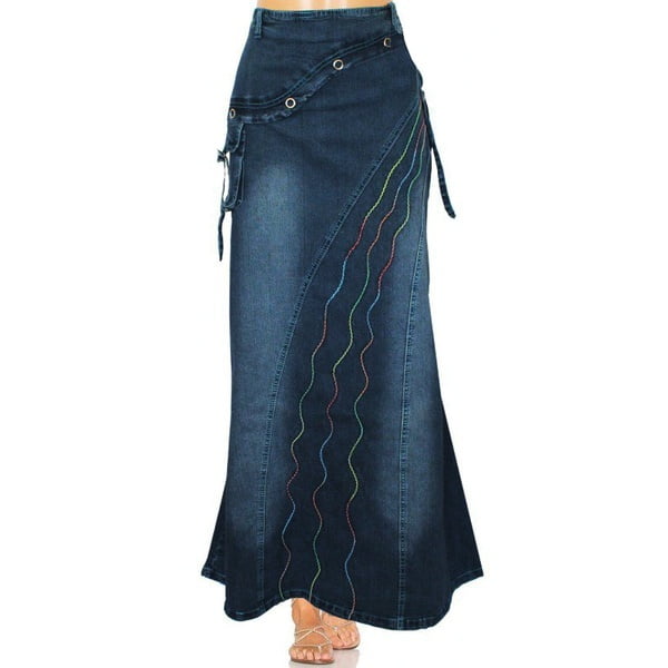 walmart jeans skirt