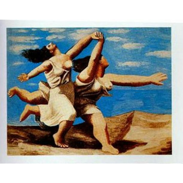 picasso figures on a beach