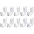 thumbnail image 6 of 1 Pc Plastic Hanger Hooks, Versatile Clip-on Hanging Hooks, Reusable No Drilling Storage Hanger for Bathroom Towel Bar Closet Cabinet Rail, 2.78x0.96 inch, 6 of 9