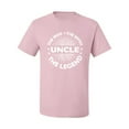 thumbnail image 2 of Wild Bobby, Uncle Man Myth Legend Funny Dad Uncle Papa Granpa Dad Gift, Father's Day, Men Graphic Tee, Light Pink, 4X-Large, 2 of 4