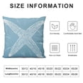 thumbnail image 5 of Shiartex  Throw Pillow Cover  Star Vintage Starfish Pastel Seafoam  Decorative Pillow Case Home Decor Square  Pillowcase Multi-Size, 5 of 5