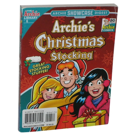 Archie Christmas Stocking Library Magazine Comics Paperback Book Issue #6