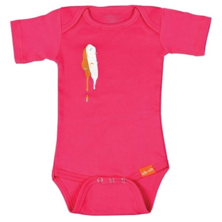 - Uh-oh Industries ML20136FS The Messy Line - Fuchsia Double-dip slip 3-6 month One Piece
