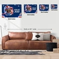 thumbnail image 5 of Patriotic Pug Celebrates 4th of July Horizontal Matte Canvas Poster Dog Lover Gifts Wall Art Home Decor - 02009, 5 of 5