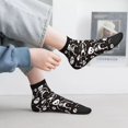 thumbnail image 5 of Goofa Skeleton Pattern Non Slip Socks with Grips for Elderly, Crew Socks Yoga Hospital Socks Cushioned Sole Gripper Socks for Men Women, 5 of 5