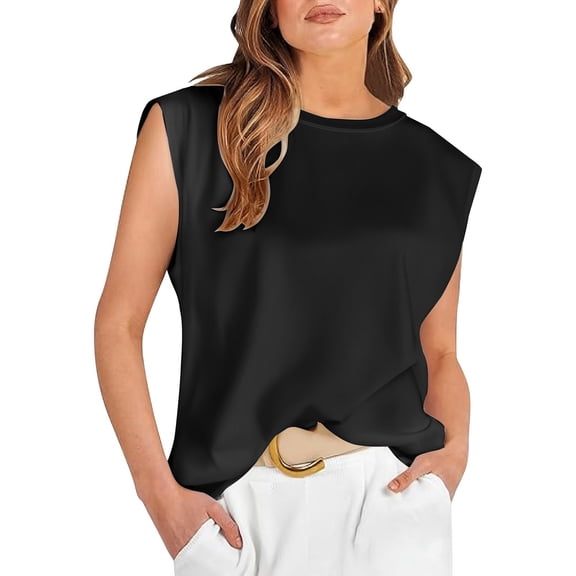Tank Tops For Women Round Neck Loose Short Sleeve T Shirt Vest Fashion Casual Top Camisole Tops For Women