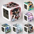 thumbnail image 2 of Figura de anime Sonic Shadow Blaze, reloj despertador LED colorido de plástico, luz de noche, decoración del hogar para dormitorio de estudiantes y niños, regalos, 2 of 5