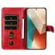 thumbnail image 3 of Estuche de Cuero PU con Cierre para Xiaomi Redmi Note 13 5G , Funda Protectora con Billetera y Correa, 3 of 6