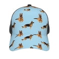 thumbnail image 2 of Picia German Shepherd Dog Pattern Trucker Hat,Baseball Cap,Sun Protection Cap,Stylish Headwear,Leisure Cap,Outdoor Sports Cap, 2 of 7