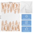 thumbnail image 5 of Orange White Tree Kitchen Towels Set of 3, Water Absorbent Dish Towel, Forest Nature Wild Botanical Plant Decorative Hand Towels - Quick Drying Cloth for Cooking Baking, 18x28 Inch, 5 of 8