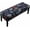 Dark Blue, variant on Stretch Jacquard Dining Bench Cover - Anti-Dust Removable Bench Slipcover Washable Seat Cushion Protector for Bedroom, Kitchen, Hotel, Banquet (Chocolate)