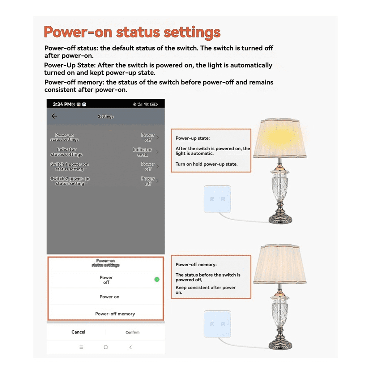 Zigbee Light Switch with Aluminum Frame Glass Touch Switch Work with Tuya Home Assistant Control 2 Way,1 x Light Switch