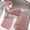 Pink, variant on ChakmeOne 5 Piece Bathroom Rug Set Orange Bath Mat Set for Bathroom Floor Super Soft Absorbent Non Slip Bathroom Rug for Tub and Shower, Home Decor Accessories