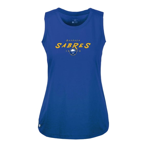 Women's Levelwear  Royal Buffalo Sabres  Macy Scratched Tank Top