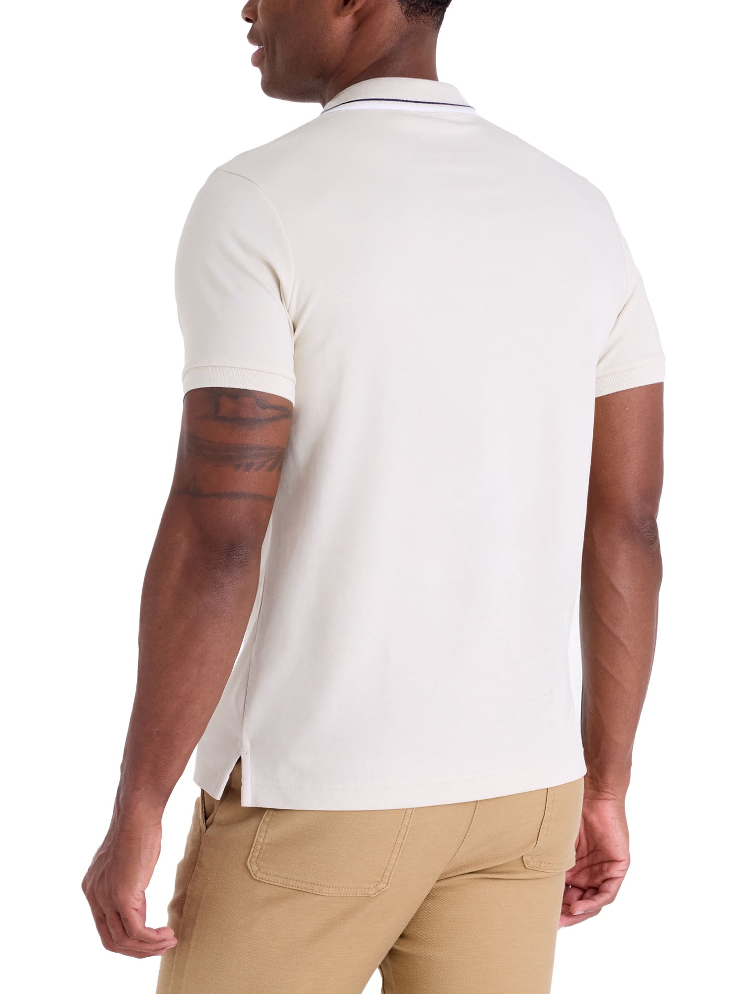U.S. Polo Assn. Men's Classic Tipped Interlock Polo Shirt