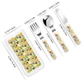 thumbnail image 2 of Zufioo Animals Print Children's Knife, Fork and Spoon Three-Piece Set, Toddler Safety Cutlery with Outer Box Suitable for Home and Kindergarten Use, 2 of 8