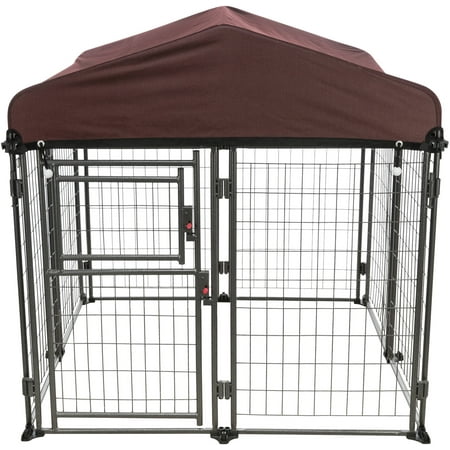 UPC: 4011905392110 | TRIXIE Deluxe Medium Expandable Metal Dog Kennel with Cover 4×4 Wide