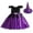 Purple, variant on NinXxx Pageant Dress with Hat Party Gown Princess Halloween Set Purple 3-4 Years