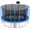 Blue & Lights, variant on CITYLE Trampoline 12FT 14FT 15FT 16FT 1500LBS Trampoline for Adults Kids Trampolines with Basketball Hoop, Outdoor Heavy Duty Trampoline with Enclosure, Easy to Install & Last Long
