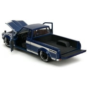 1972 Datsun 620 Pickup Truck Blue Metallic and Cream JDM Tuners Series 1/24 Diecast Model Car by Jada