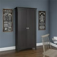 thumbnail image 2 of Pemberly Row Kitchen Pantry Cabinet with Doors in Vintage Black, 2 of 7