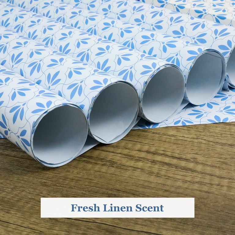 SCENTORINI 6 Sheets Drawer Liners for Dresser, Linen Scented Drawer Paper  Liner for Home Shelf Closet 14.3 x19.5 in