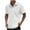 White, variant on Dagugfen Dress Shirts for Men Button down Loose Business Casual Formal Short Sleeve Shirts Solid Color