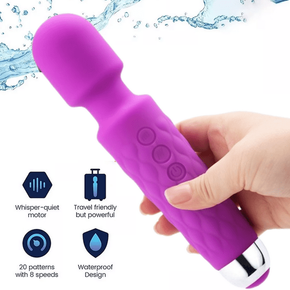 PENGXIANG Holiday Clearance Mini Powerful Magic Cordless Wand Massager  Powerful Vibrate Wand Massager for Neck Shoulder Back Body Massage