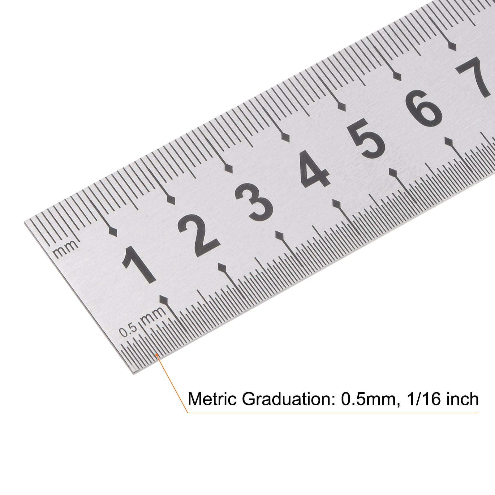 VINCA SSRN Stainless Steel Ruler with Non-Slip Cork Base – Clockwise Tools