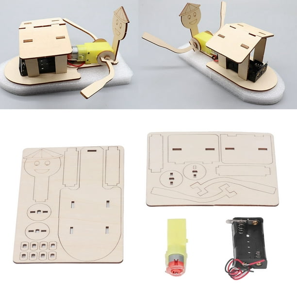 wooden paper dolls garland craft kit - sustainable craft kit - cotton  twist