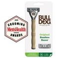 thumbnail image 2 of Bulldog Original Bamboo Men's 5-Blade Razor Blade Refill, 4 Ct, Steel Razor Blades For A Smooth & Comfortable Shave, Lubricating Strip With Aloe, 2 of 6