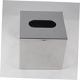 thumbnail image 4 of BESTYASH 1Ud Caja De Tejidos Para Hogar De Acero Inoxidable Plateada Con Soporte Para Pared, 4 of 8