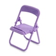 thumbnail image 3 of TureClos soporte para teléfono soporte de dibujos animados lindo plegable soporte de decoración de escritorio de plástico soporte de oficina para el hogar regalos teléfono inteligente púrpura TureClos JD730452998, 3 of 6