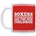 thumbnail image 2 of ThisWear Dog Owner Gifts Boxers are the New Children Funny Dog 11 ounce 2 Pack Coffee Mugs Red, 2 of 4