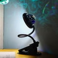 thumbnail image 5 of Clip-on Lamp for Kids, USB Rechargeable LED Reading Lamp with Star Projection, Gooseneck Bedside Lamp (Green), 5 of 5